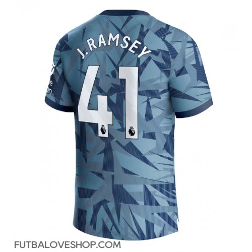 Dres Aston Villa Jacob Ramsey #41 Tretina 2023-24 Krátky Rukáv